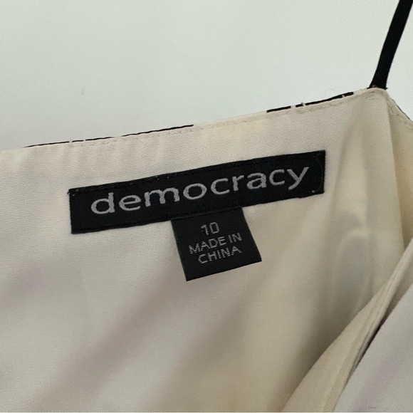 Democracy Y2K Babydoll Spaghetti Strap Knee Length Dress Size M/10 - Picture 7 of 8